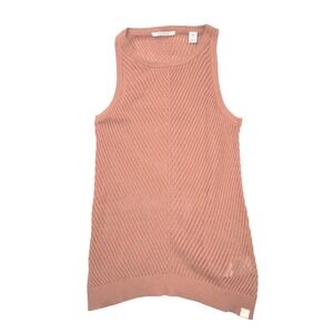 Scotch & Soda Maison Scotch Mauve Chevron Pointelle Knit Tank Top XS